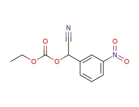 ethoxycarbonyloxy-(3-nitro-phenyl)-acetonitrile