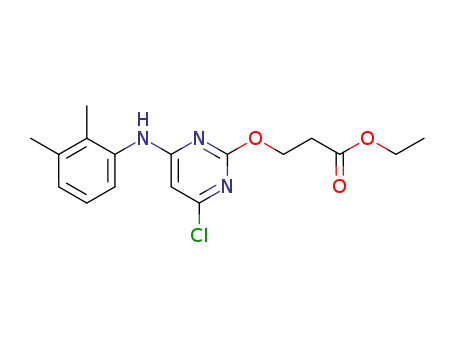 ethyl 3-((4-chloro-6-((2,3-dimethylphenyl)amino)pyrimidin-2-yl)oxy)propanoate