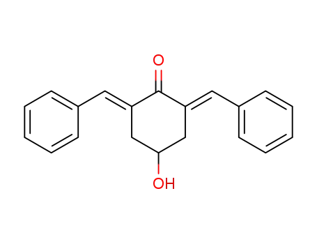 (2E,6E)‑2,6‑bis(benzylidene)‑4‑hydroxycyclohexan-1-one