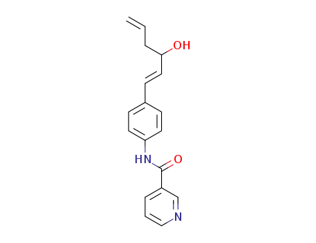 (E)-N-(4-(3-hydroxyhexa-1,5-dien-1-yl)phenyl)nicotinamide