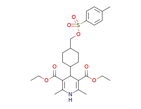 diethyl 2,6-dimethyl-4-(4-((tosyloxy)methyl)cyclohexyl)-1,4-dihydropyridine-3,5-dicarboxylate