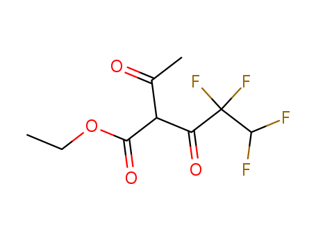 Pentanoic acid, 2-acetyl-4,4,5,5-tetrafluoro-3-oxo-, ethyl ester