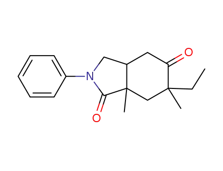 6-ethyl-6,7a-dimethyl-2-phenylhexahydro-1H-isoindole-1,5(4H)-dione