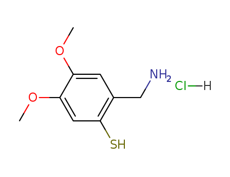 Benzenethiol, 2-(aminomethyl)-4,5-dimethoxy-,hydrochloride (1:1)