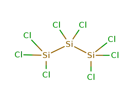 Molecular Structure of 13596-23-1 (octachlorotrisilane)