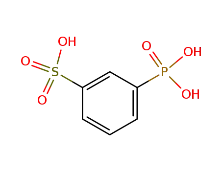 Molecular Structure of 126180-64-1 (Benzenesulfonic acid, 3-phosphono-)