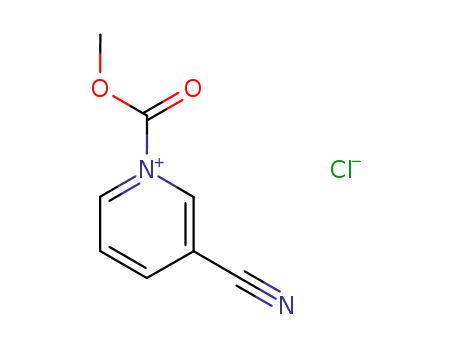 3-Cyano-1-methoxycarbonyl-pyridinium; chloride