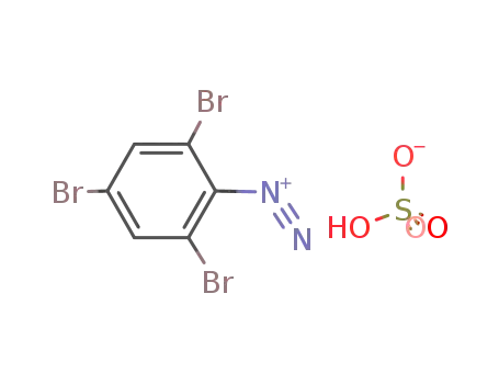2,4,6-tribromo-benzenediazonium; hydrogen sulfate