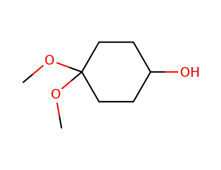 Molecular Structure of 112906-44-2 (Cyclohexanol, 4,4-dimethoxy-)