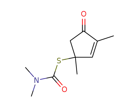 2,4-dimethyl-4-<(dimethylcarbamoyl)thio>-2-cyclopenten-1-one
