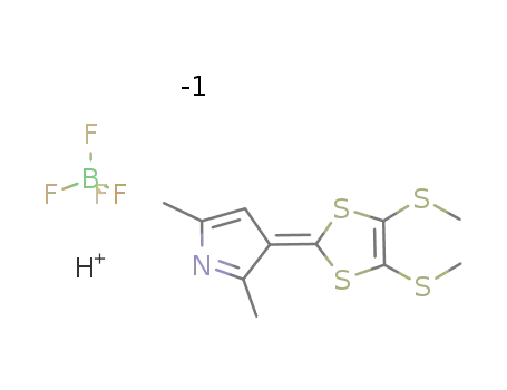 2-(2,5-dimethyl-3-pyrrolyl)-4,5-bis-methylthio-1,3-dithiolium-tetrafluoroborate