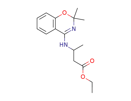 ethyl 3-(2,2-dimethyl-2H-1,3-benzoxazin-4-ylamino)butylate