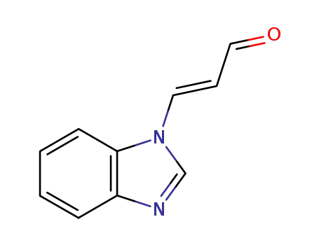 (E)-3-Benzoimidazol-1-yl-propenal