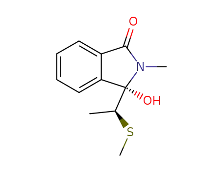 erythro-3-hydroxy-3-<1-(methylthio)ethyl>-2-methyl-2,3-dihydro-1H-isoindol-1-one