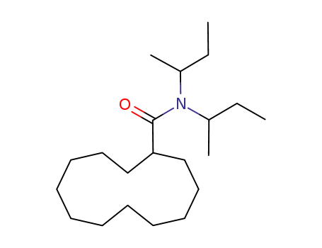 Molecular Structure of 91424-69-0 (Cyclododecanecarboxamide, N,N-bis(1-methylpropyl)-)