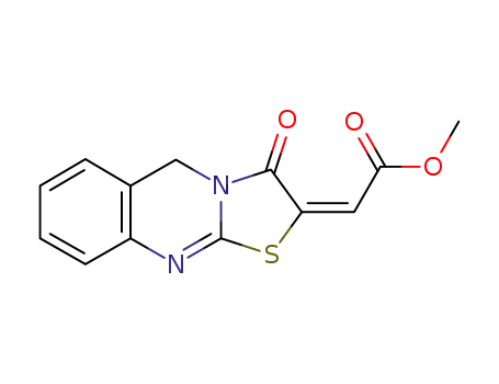 3(2H)-Oxo-5H-thiazolo<2,3-b>chinazolin-2-methincarbonsaeuremethylester