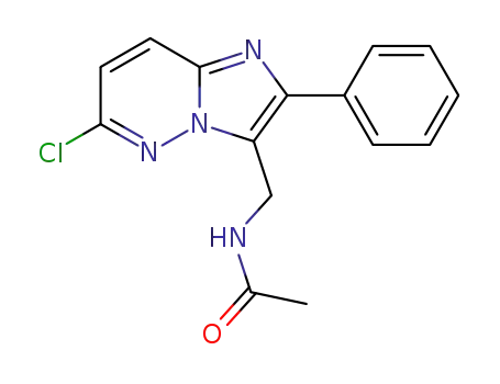 3-acetamidomethyl-6-chloro-2-phenylimidazo<1,2-b>pyridazine