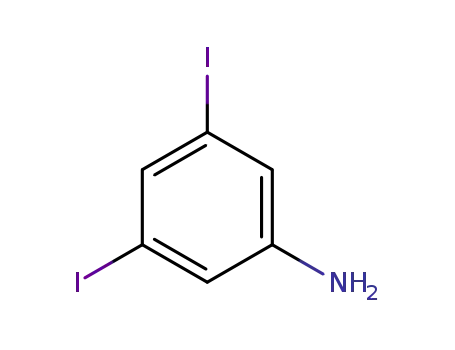 Molecular Structure of 35122-96-4 (3,5-DIIODOANILINE)