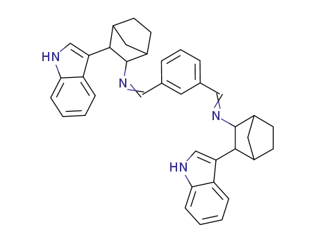 N,N'-bis(3-endo-indol-3-yl-bicyclo<2.2.1>hept-2-exo-yl)-benzene-1,3-dimethanimine