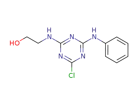 2-(4-anilino-6-chloro-[1,3,5]triazin-2-ylamino)-ethanol