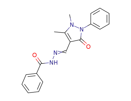 1,2-dihydro-1,5-dimethyl-2-phenyl-4-formyl(benzhydrazide)-3H-pyrazol-3-one