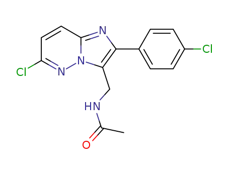 N-[6-Chloro-2-(4-chloro-phenyl)-imidazo[1,2-b]pyridazin-3-ylmethyl]-acetamide