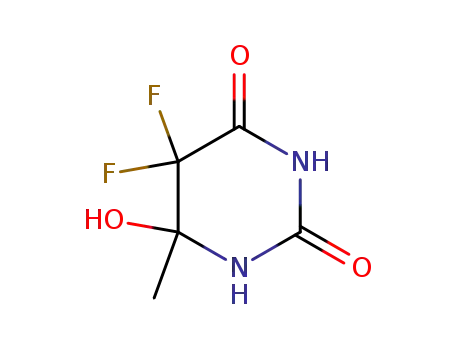 5,5-difluoro-6-hydroxy-6-methylhexahydropyrimidine-2,4-dione