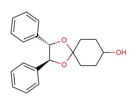 Molecular Structure of 573702-90-6 (1,4-Dioxaspiro[4.5]decan-8-ol, 2,3-diphenyl-, (2S,3S)-)