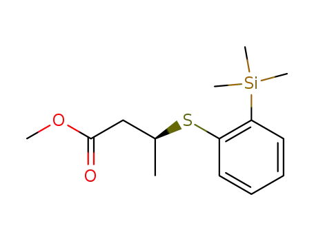(S)-3-(2-Trimethylsilanyl-phenylsulfanyl)-butyric acid methyl ester
