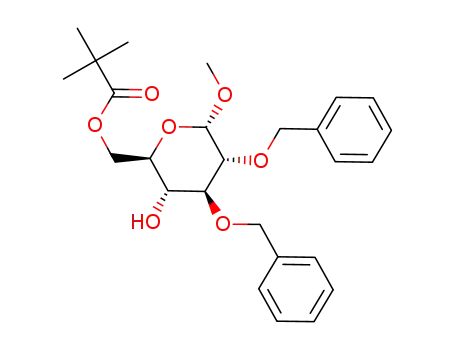 methyl 2,3-di-O-benzyl-6-O-pivaloyl-α-D-glucopyranoside