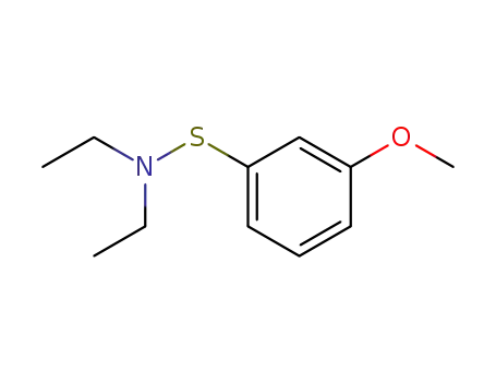 N,N-diethyl-S-(3-methoxy-phenyl)-thiohydroxylamine