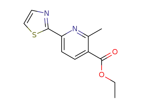 ethyl 2-methyl-6-(thiazol-2-yl)pyridine-3-carboxylate