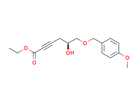 ethyl (5S)-5-hydroxy-6-(4-methoxybenzyloxy)hex-2-ynoate