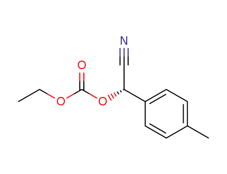 (2S)-O-ethoxycarbonyl-2-hydroxy-2-(4-methylphenyl)-acetonitrile