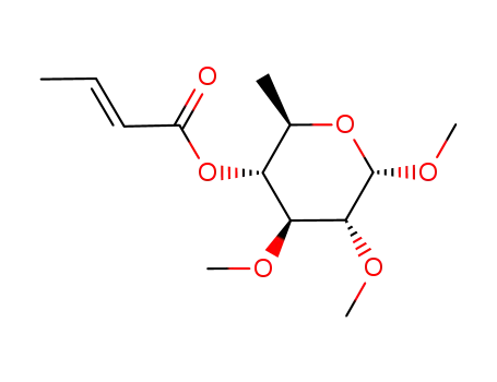 methyl 4-O-crotonyl-6-deoxy-2,3-di-O-methyl-α-D-glucopyranoside