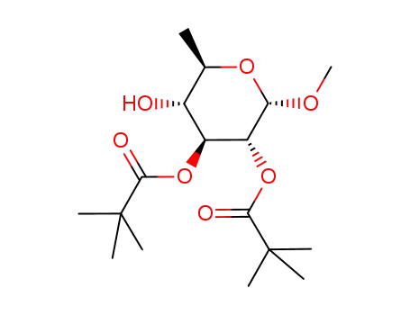 methyl 6-deoxy-2,3-di-O-pivaloyl-α-D-glucopyranoside