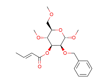 methyl 2-O-benzyl-3-O-crotonyl-4,6-di-O-methyl-α-D-mannopyranoside