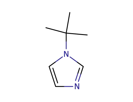 Molecular Structure of 45676-04-8 (1-tert-Butyl-1H-imidazole)