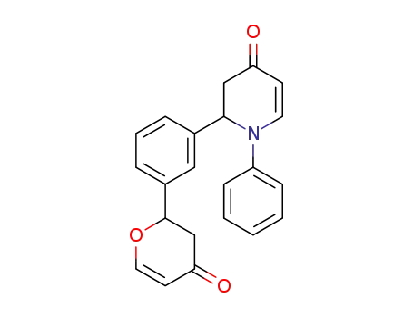2-[3-(4-oxo-3,4-dihydro-2H-pyran-2-yl)-phenyl]-1-phenyl-2,3-dihydro-1H-pyridin-4-one