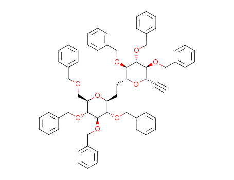 3,7:10,14-dianhydro-4,5,6,11,12,13,15-hepta-O-benzyl-1,2,8,9-tetradeoxy-D-erythro-L-talo-D-gulo-pentadec-1-ynitol