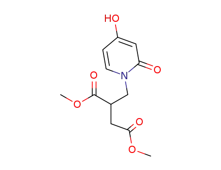 dimethyl 2-((4-hydroxy-2-oxo-1-pyridyl)methyl)butanedioate