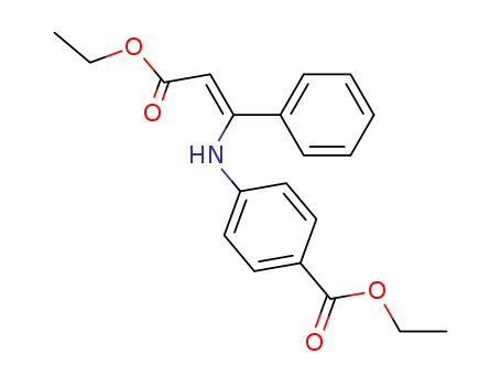 (Z)-ethyl 4-(3-ethoxy-3-oxo-1-phenylprop-1-enylamino)benzoate