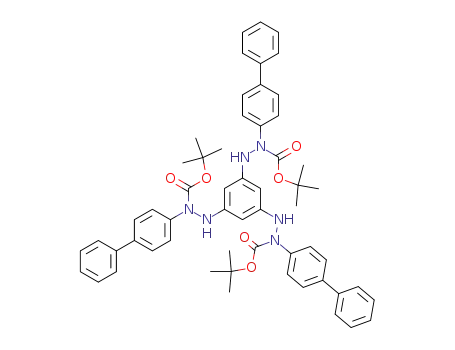 N-(biphenyl-4-yl)-N'-[3,5-bis(N'-(biphenyl-4-yl)-N'-tert-butoxycarbonylhydrazino)phenyl]hydrazinecarboxylic acid tert-butyl ester