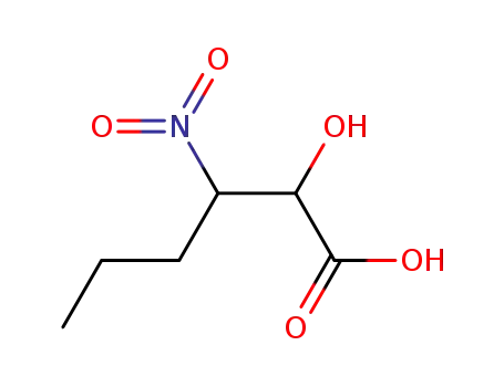 2-hydroxy-3-nitrohexanoic acid