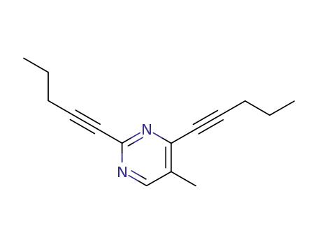 5-methyl-2,4-di-pent-1-ynyl-pyrimidine