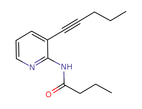 N-(3-pent-1-ynyl-pyridin-2-yl)butyramide