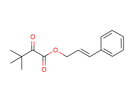 cinnamyl 3,3-dimethyl-2-oxobutanoate