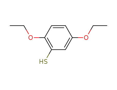 Molecular Structure of 29236-93-9 (2,5-DIETHOXYTHIOPHENOL)