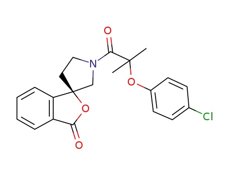 (1R)-1'-[2-(4-Chlorophenoxy)-2-methylpropanoyl]-3H-spiro[2-benzofuran-1,3'-pyrrolidin]-3-one