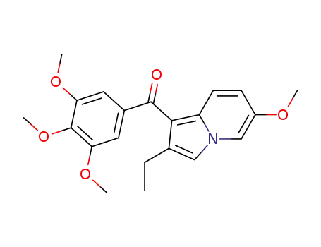 (2-ethyl-6-methoxy-indolizin-1-yl)-(3,4,5-trimethoxy-phenyl)-methanone